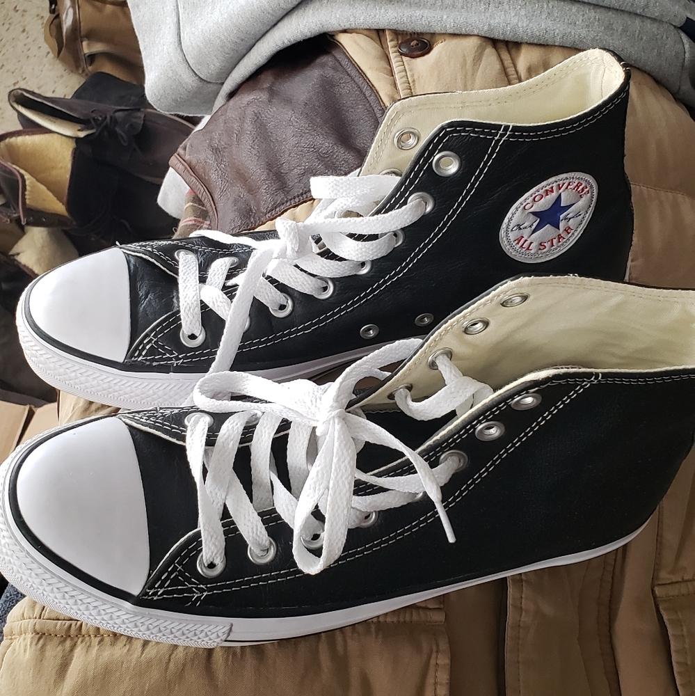 Converse leather sneakers
